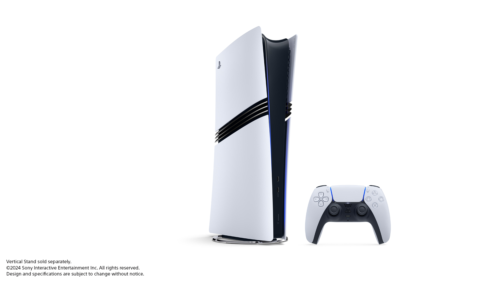 PlayStation 5 Pro console with DualSense wireless controller